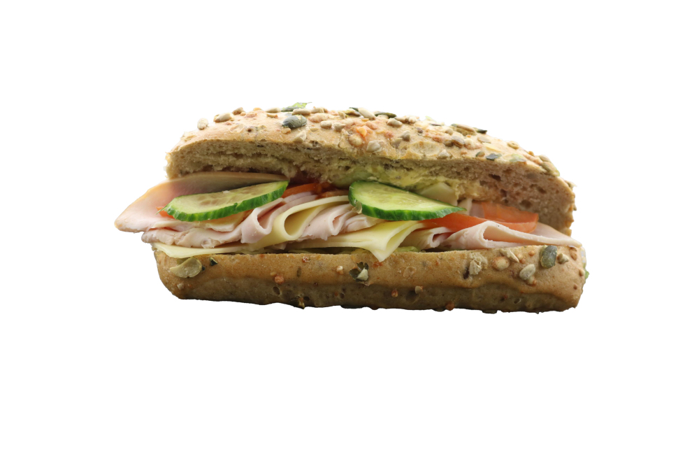 Sandwich pain aux graines : Dinde Fromage